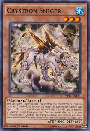 Crystron Smiger [MP17-EN138] Common - Yu-Gi-Oh! - Card Brawlers | Quebec | Canada |