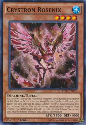 Crystron Rosenix [MP17-EN140] Common - Yu-Gi-Oh! - Card Brawlers | Quebec | Canada |