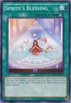 Sprite's Blessing [MP17-EN156] Common - Yu-Gi-Oh! - Card Brawlers | Quebec | Canada |