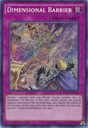 Dimensional Barrier [MP17-EN163] Secret Rare - Yu-Gi-Oh! - Card Brawlers | Quebec | Canada |