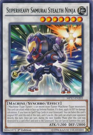 Superheavy Samurai Stealth Ninja [MP17-EN203] Rare - Yu-Gi-Oh! - Card Brawlers | Quebec | Canada |