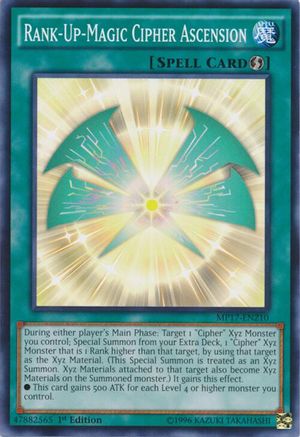 Rank-Up-Magic Cipher Ascension [MP17-EN210] Common - Yu-Gi-Oh! - Card Brawlers | Quebec | Canada |