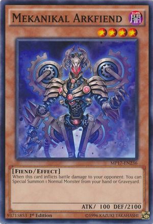 Mekanikal Arkfiend [MP17-EN236] Common - Yu-Gi-Oh! - Card Brawlers | Quebec | Canada |