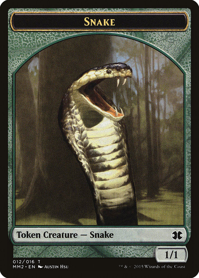 Snake Token [Modern Masters 2015 Tokens] - Magic: The Gathering - Card Brawlers | Quebec | Canada |