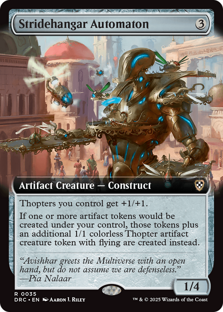 Stridehangar Automaton (Extended Art) [Aetherdrift Commander] - Magic: The Gathering - Card Brawlers | Quebec | Canada |
