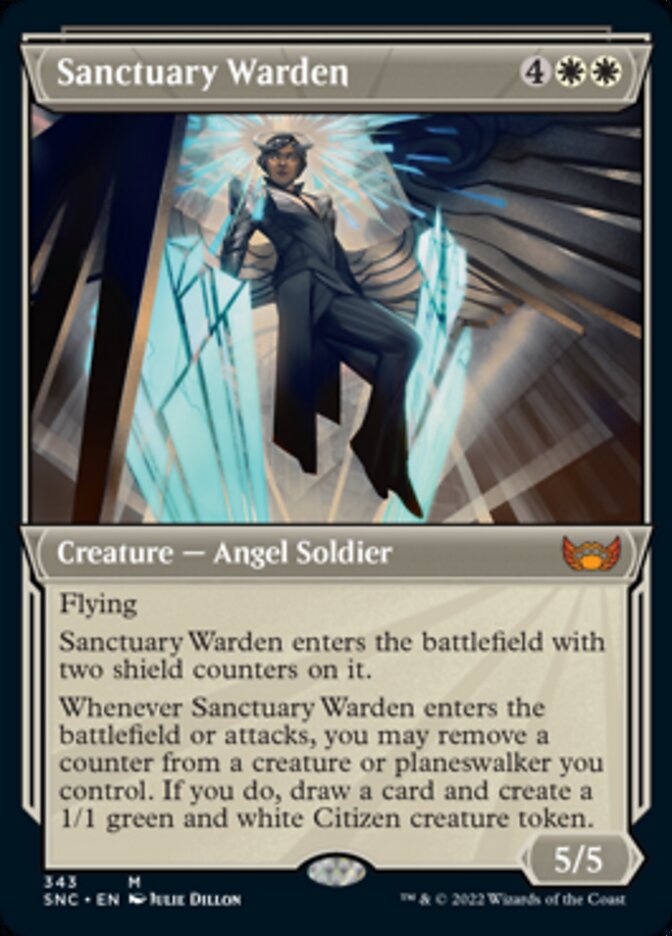 Sanctuary Warden (Showcase Art Deco) [Streets of New Capenna] - Magic: The Gathering - Card Brawlers | Quebec | Canada |
