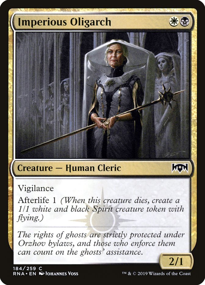 Imperious Oligarch [Ravnica Allegiance] - Magic: The Gathering - Card Brawlers | Quebec | Canada |