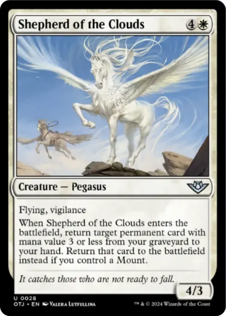 Shepherd of the Clouds [Outlaws of Thunder Junction] - Magic: The Gathering - Card Brawlers | Quebec | Canada |