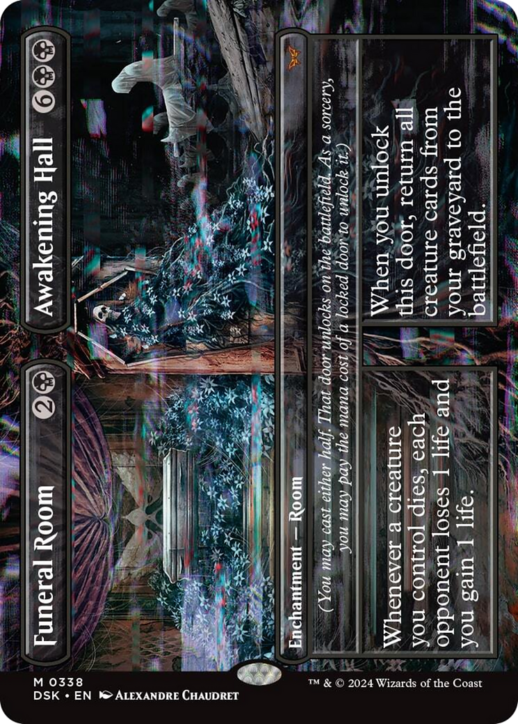 Funeral Room // Awakening Hall (Borderless) [Duskmourn: House of Horror] - Magic: The Gathering - Card Brawlers | Quebec | Canada |