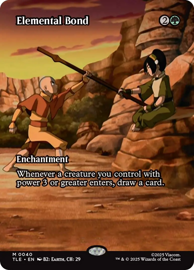 Elemental Bond (Borderless) [Avatar: The Last Airbender: Eternal-Legal] - Magic: The Gathering - Card Brawlers | Quebec | Canada |