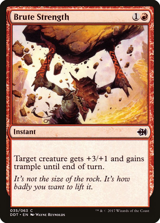 Brute Strength [Duel Decks: Merfolk vs. Goblins] - Magic: The Gathering - Card Brawlers | Quebec | Canada |