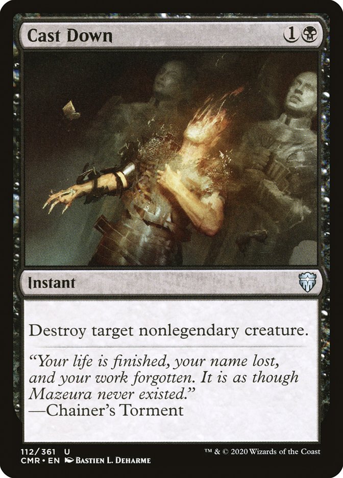 Cast Down [Commander Legends] - Magic: The Gathering - Card Brawlers | Quebec | Canada |