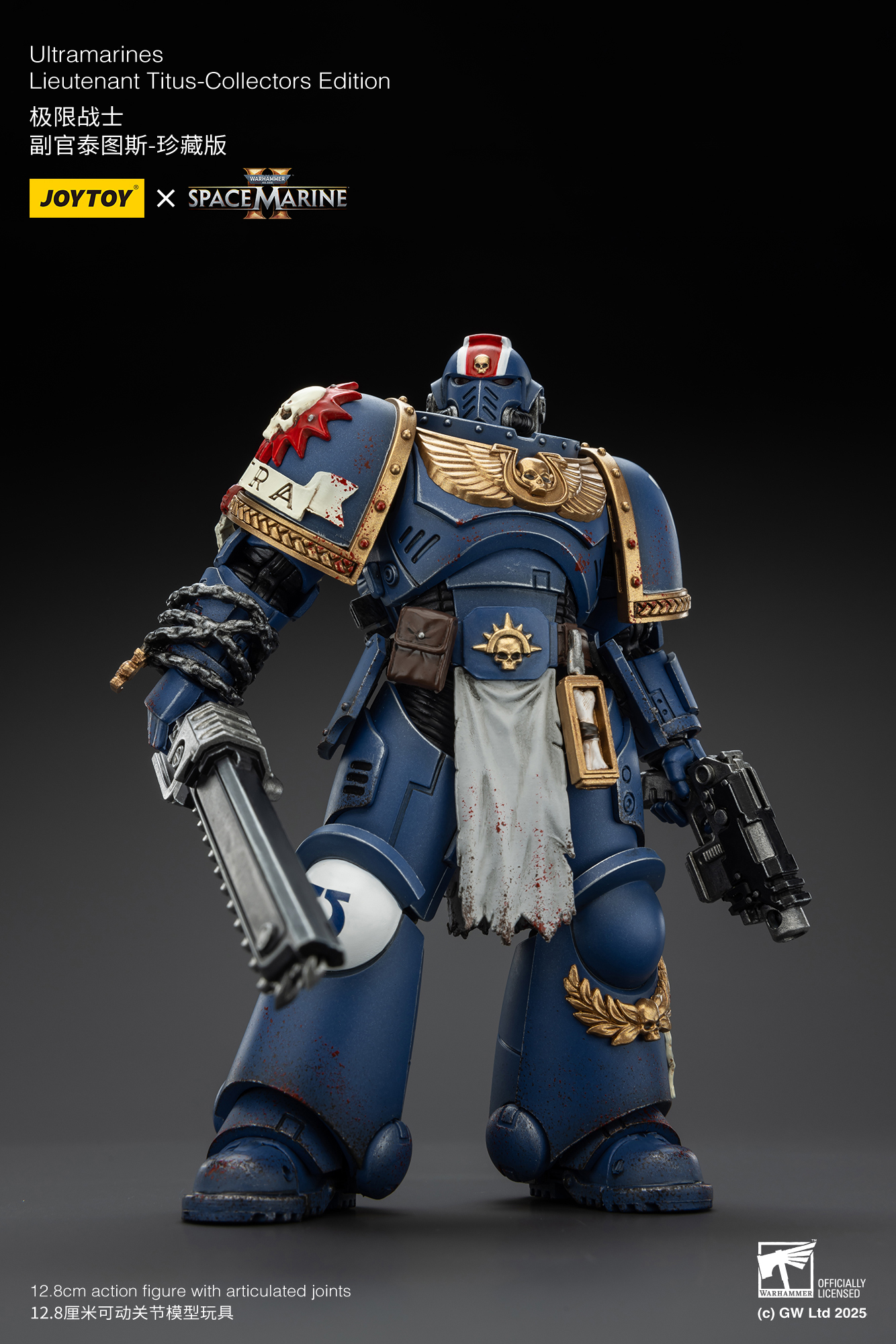 JOYTOY - Warhammer 40k - Ultramarines - Lieutenant Titus-Collectors Edition- (PREORDER) October 30, 2026