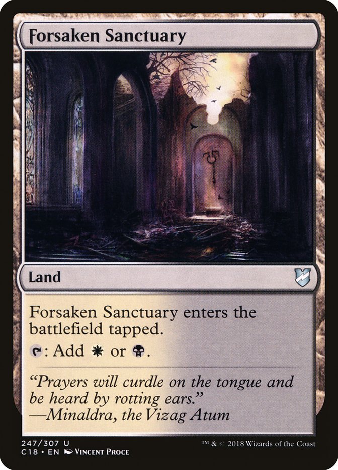 Forsaken Sanctuary [Commander 2018] - Magic: The Gathering - Card Brawlers | Quebec | Canada |