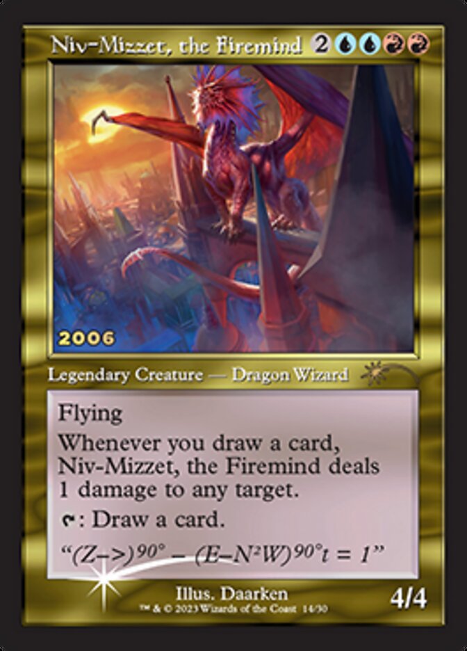 Niv-Mizzet, the Firemind [30th Anniversary Promos] - Magic: The Gathering - Card Brawlers | Quebec | Canada |