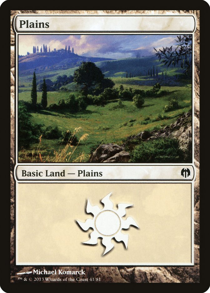 Plains (41) [Duel Decks: Heroes vs. Monsters] - Magic: The Gathering - Card Brawlers | Quebec | Canada |