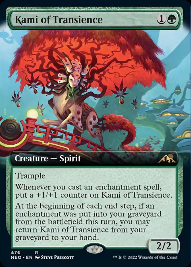 Kami of Transience (Extended Art) [Kamigawa: Neon Dynasty] - Magic: The Gathering - Card Brawlers | Quebec | Canada |
