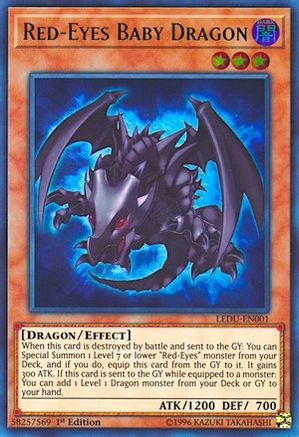 Red-Eyes Baby Dragon [LEDU-EN001] Ultra Rare - Yu-Gi-Oh! - Card Brawlers | Quebec | Canada |