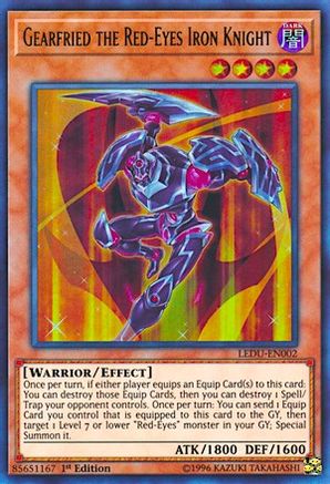 Gearfried the Red-Eyes Iron Knight [LEDU-EN002] Ultra Rare - Yu-Gi-Oh! - Card Brawlers | Quebec | Canada |