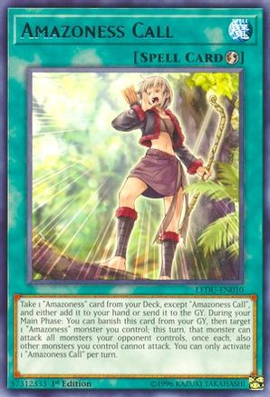 Amazoness Call [LEDU-EN010] Rare - Yu-Gi-Oh! - Card Brawlers | Quebec | Canada |