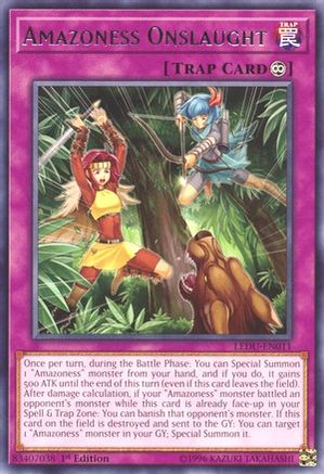 Amazoness Onslaught [LEDU-EN011] Rare - Yu-Gi-Oh! - Card Brawlers | Quebec | Canada |