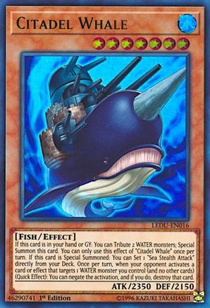 Citadel Whale [LEDU-EN016] Ultra Rare - Yu-Gi-Oh! - Card Brawlers | Quebec | Canada |