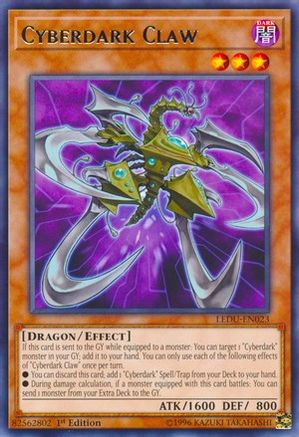 Cyberdark Claw [LEDU-EN023] Rare - Yu-Gi-Oh! - Card Brawlers | Quebec | Canada |