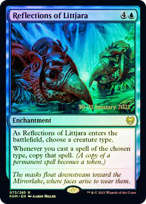 Reflections of Littjara [Kaldheim Prerelease Promos] - Magic: The Gathering - Card Brawlers | Quebec | Canada |