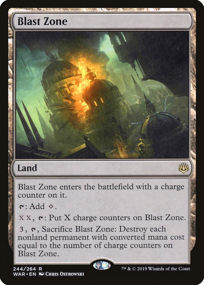 Blast Zone [War of the Spark] - Magic: The Gathering - Card Brawlers | Quebec | Canada |