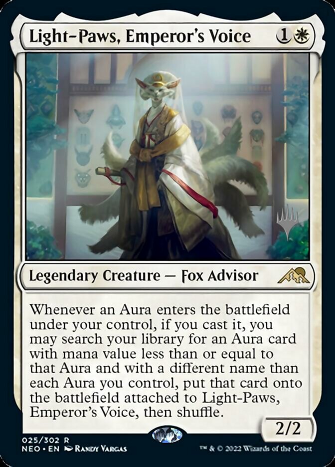 Light-Paws, Emperor's Voice (Promo Pack) [Kamigawa: Neon Dynasty Promos] - Magic: The Gathering - Card Brawlers | Quebec | Canada |