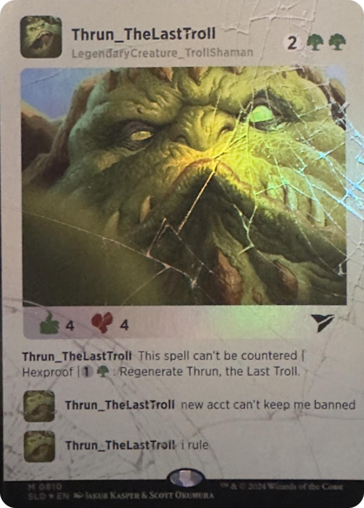 Thrun, the Last Troll [Secret Lair Drop Series] - Magic: The Gathering - Card Brawlers | Quebec | Canada |