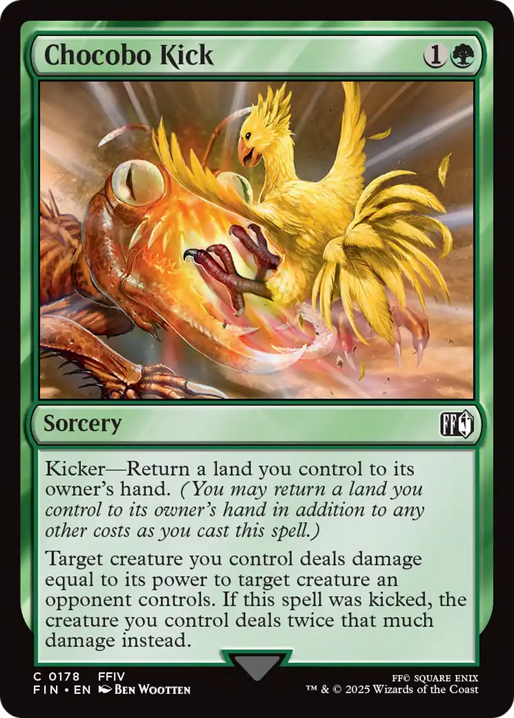 Chocobo Kick [FINAL FANTASY] - Magic: The Gathering - Card Brawlers | Quebec | Canada |