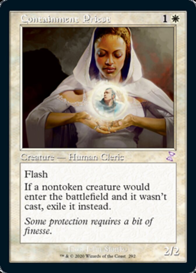Containment Priest (Timeshifted) [Time Spiral Remastered] - Magic: The Gathering - Card Brawlers | Quebec | Canada |