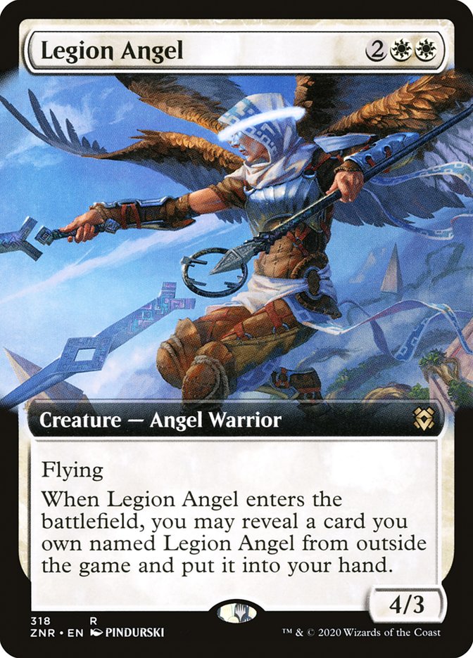 Legion Angel (Extended Art) [Zendikar Rising] - Magic: The Gathering - Card Brawlers | Quebec | Canada |