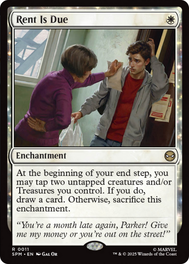 Rent Is Due [Marvel's Spider-Man] - Magic: The Gathering - Card Brawlers | Quebec | Canada |