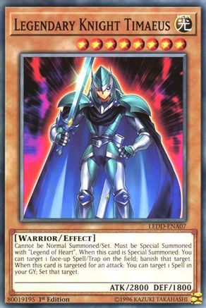 Legendary Knight Timaeus [LEDD-ENA07] Common - Yu-Gi-Oh! - Card Brawlers | Quebec | Canada |