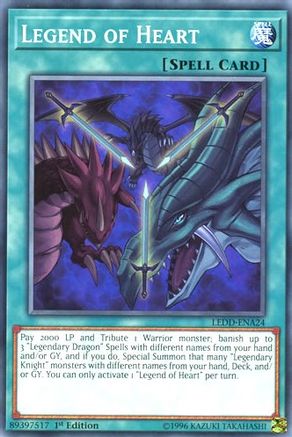 Legend of Heart [LEDD-ENA24] Common - Yu-Gi-Oh! - Card Brawlers | Quebec | Canada |