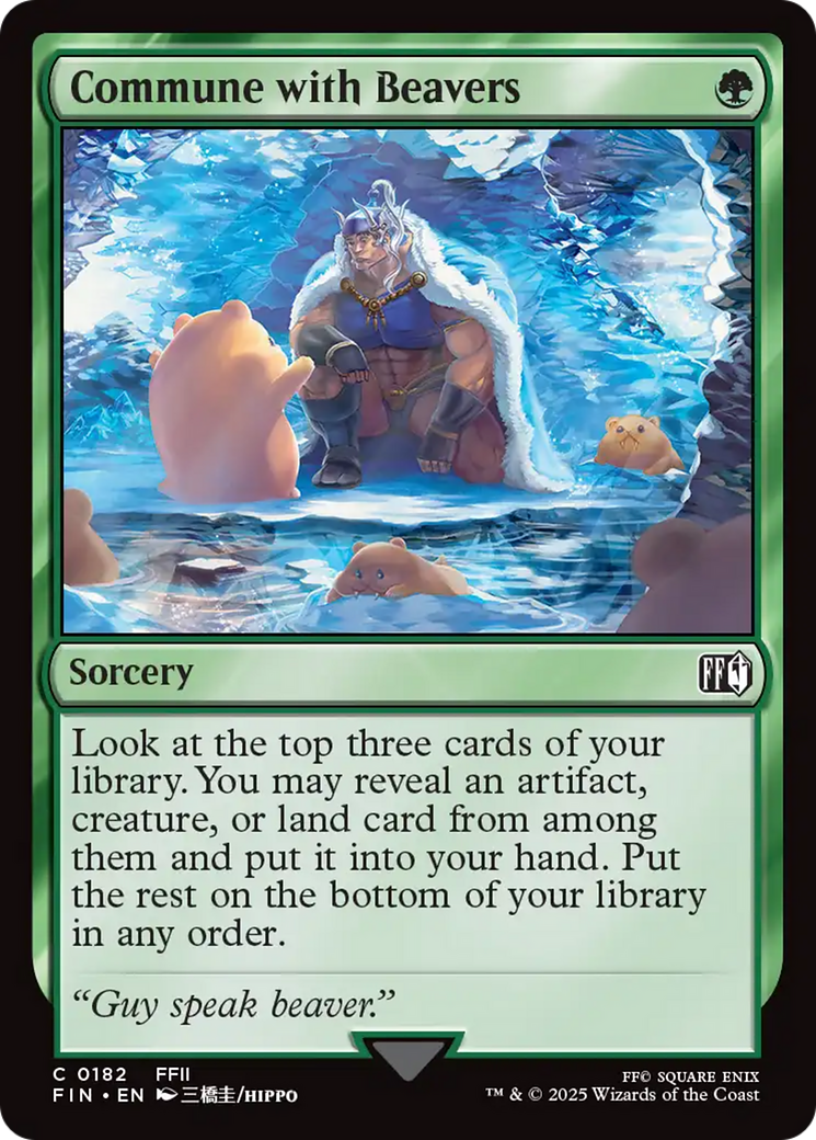 Commune with Beavers [FINAL FANTASY] - Magic: The Gathering - Card Brawlers | Quebec | Canada |