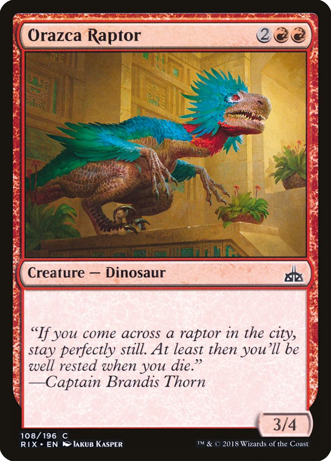 Orazca Raptor [Rivals of Ixalan] - Magic: The Gathering - Card Brawlers | Quebec | Canada |