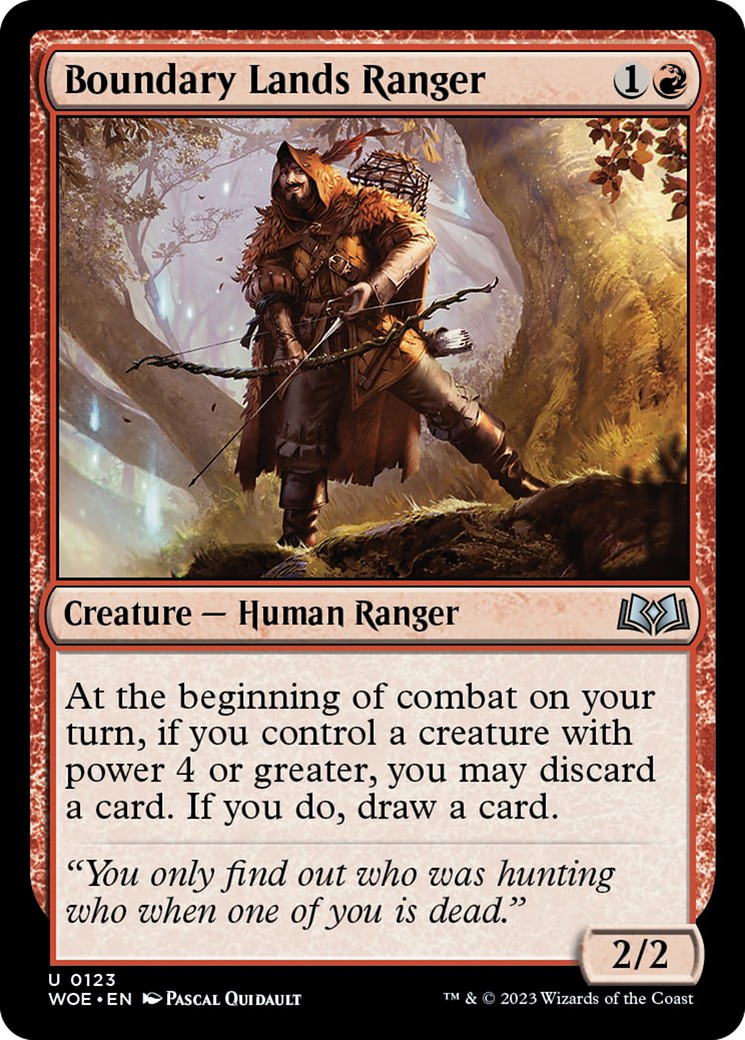 Boundary Lands Ranger [Wilds of Eldraine] - Magic: The Gathering - Card Brawlers | Quebec | Canada |