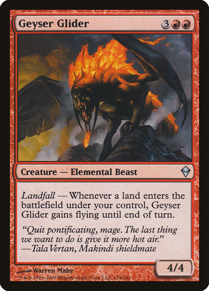 Geyser Glider [Zendikar] - Magic: The Gathering - Card Brawlers | Quebec | Canada |
