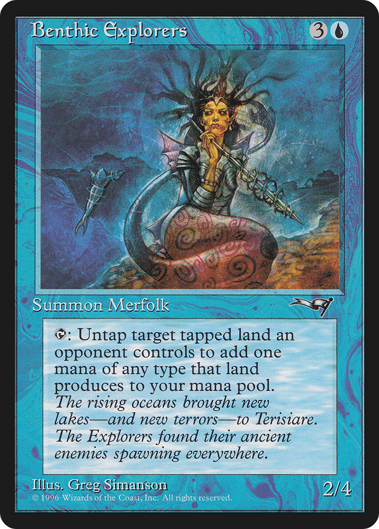 Benthic Explorers (Looking to the Side) [Alliances] - Magic: The Gathering - Card Brawlers | Quebec | Canada |