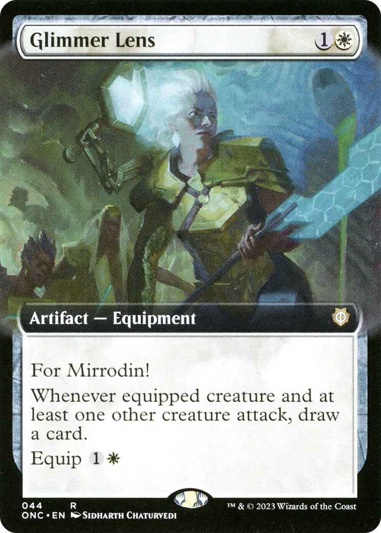 Glimmer Lens (Extended Art) [Phyrexia: All Will Be One Commander] - Magic: The Gathering - Card Brawlers | Quebec | Canada |