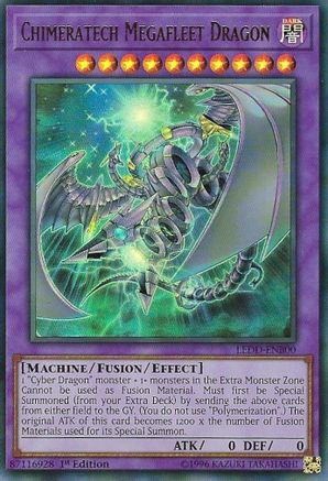 Chimeratech Megafleet Dragon [LEDD-ENB00] Ultra Rare - Yu-Gi-Oh! - Card Brawlers | Quebec | Canada |