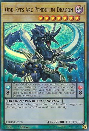 Odd-Eyes Arc Pendulum Dragon [LEDD-ENC00] Ultra Rare