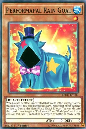 Performapal Rain Goat [LEDD-ENC09] Common - Yu-Gi-Oh! - Card Brawlers | Quebec | Canada |