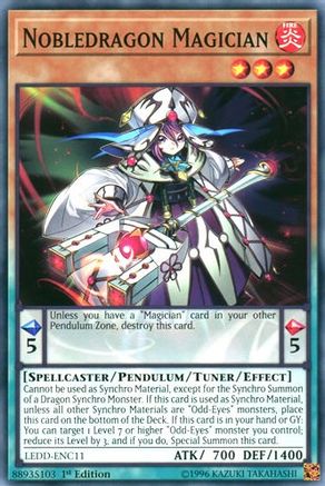 Nobledragon Magician [LEDD-ENC11] Common - Yu-Gi-Oh! - Card Brawlers | Quebec | Canada |