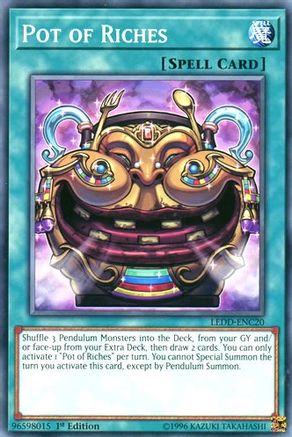 Pot of Riches [LEDD-ENC20] Common - Yu-Gi-Oh! - Card Brawlers | Quebec | Canada |