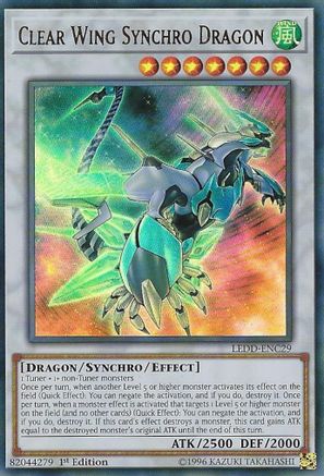 Clear Wing Synchro Dragon [LEDD-ENC29] Ultra Rare - Yu-Gi-Oh! - Card Brawlers | Quebec | Canada |