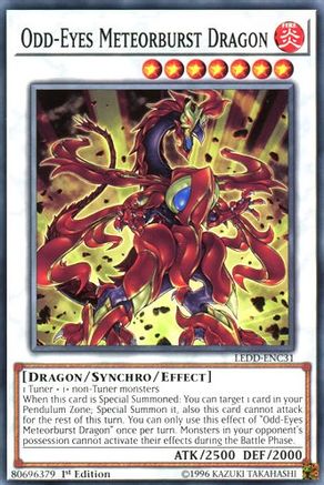 Odd-Eyes Meteorburst Dragon [LEDD-ENC31] Common - Yu-Gi-Oh! - Card Brawlers | Quebec | Canada |